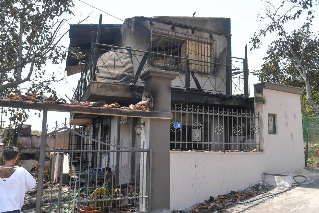 Meriç Bölgesi'nde yanan ormanlık alanda ceset bulundu - Resim: 12